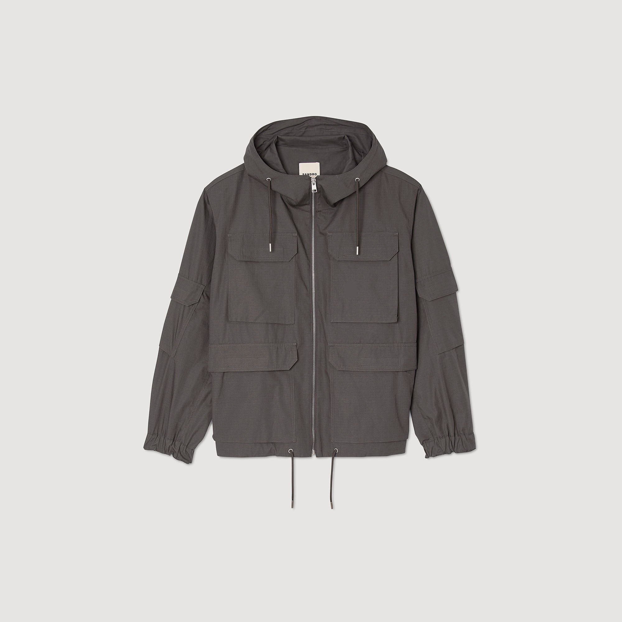 HOODED MILITARY PARKA - 6