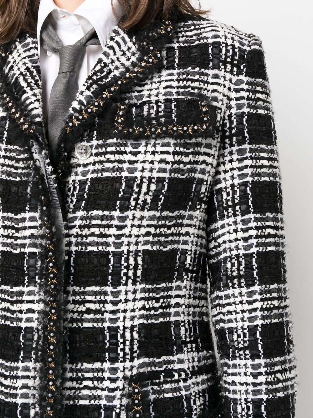 Chesterfield tweed midi dress - 5