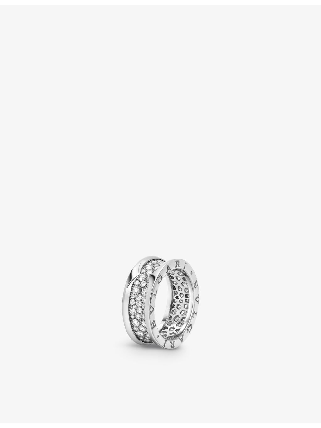 B.zero1 18ct white-gold and 1.63ct brilliant-cut diamond ring - 2