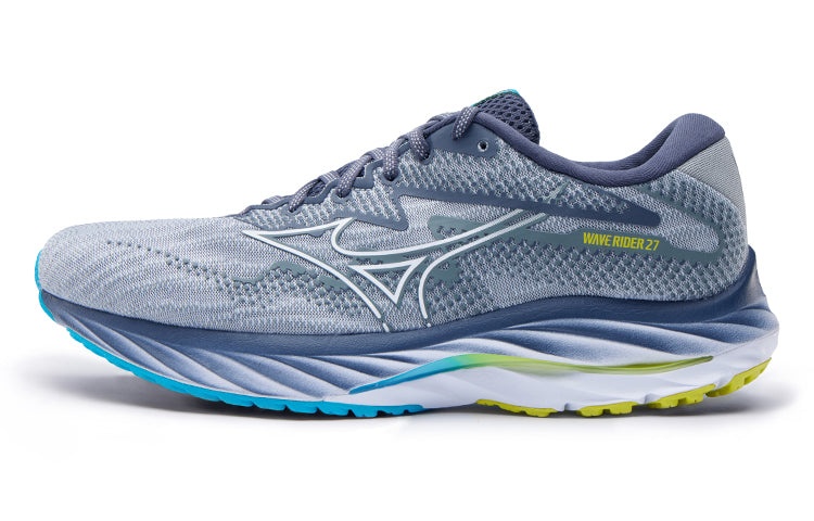 Mizuno Mizuno Wave Rider 27 'Grey Blue' J1GC230301 | REVERSIBLE