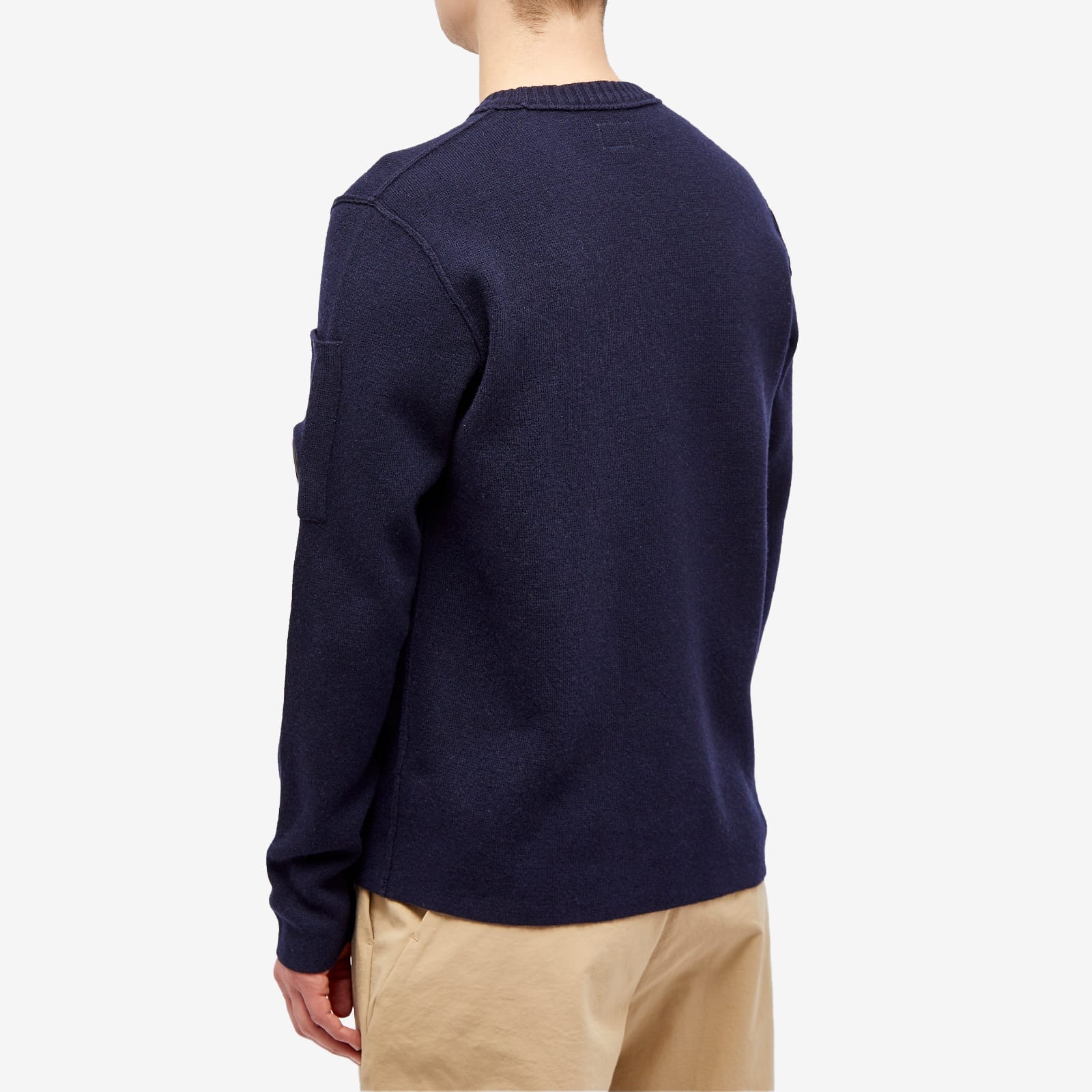 C.P. Company Lens Lambswool Crew Knit - 3