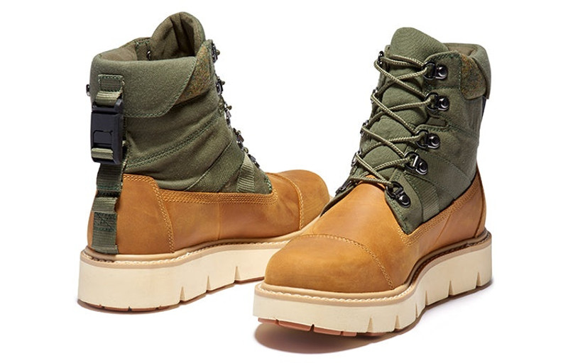 (WMNS) Timberland Raywood 6 Inch EK+ Waterproof Boots 'Wheat Nubuck with Green' A42HP231 3