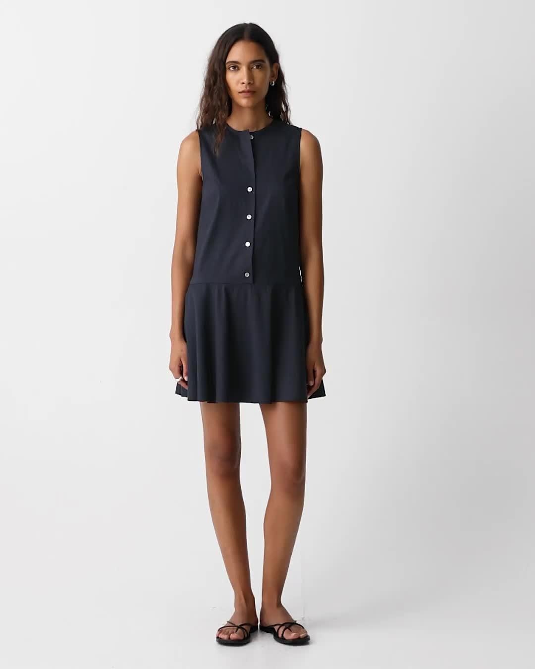 Sleeveless Mini Dress in Good Linen - 6