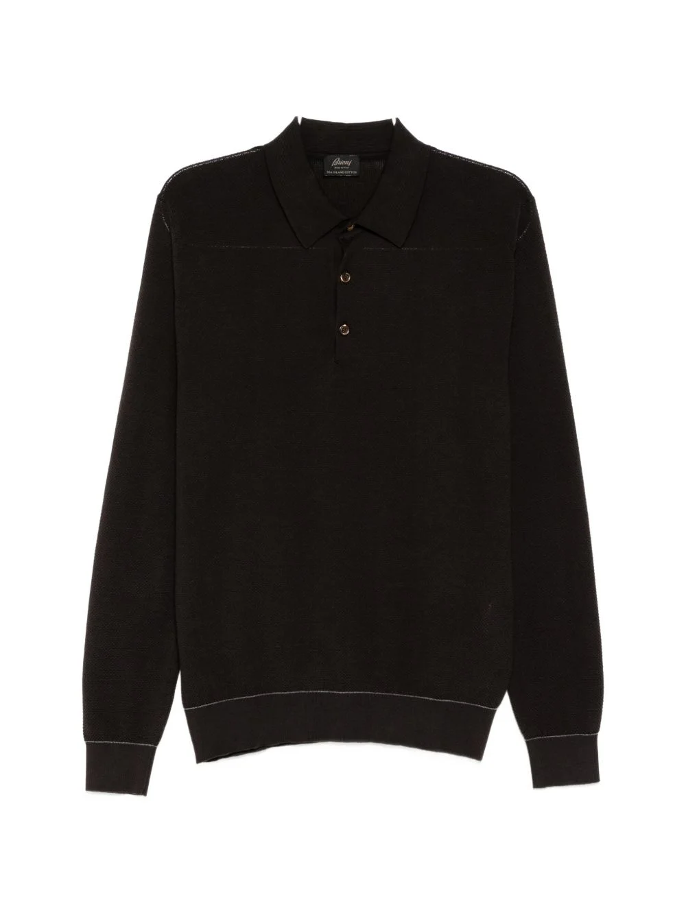 SEA ISLAND PIQUÉ COTTON POLO SHIRT - 1