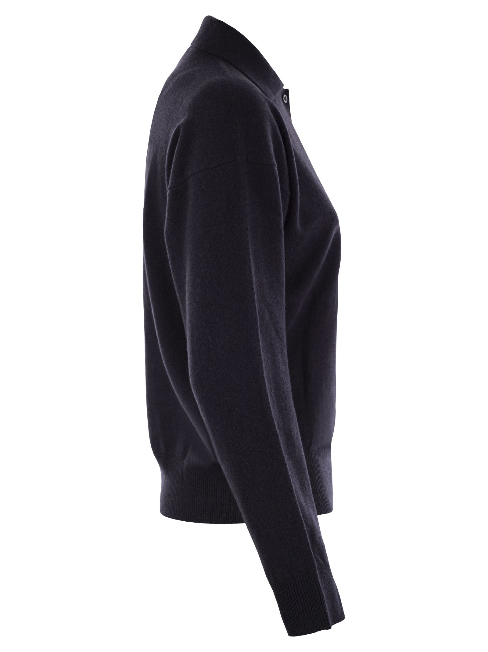 Peserico - Peserico Women Virgin Wool, Silk And Cashmere Tricot Sweater - 3