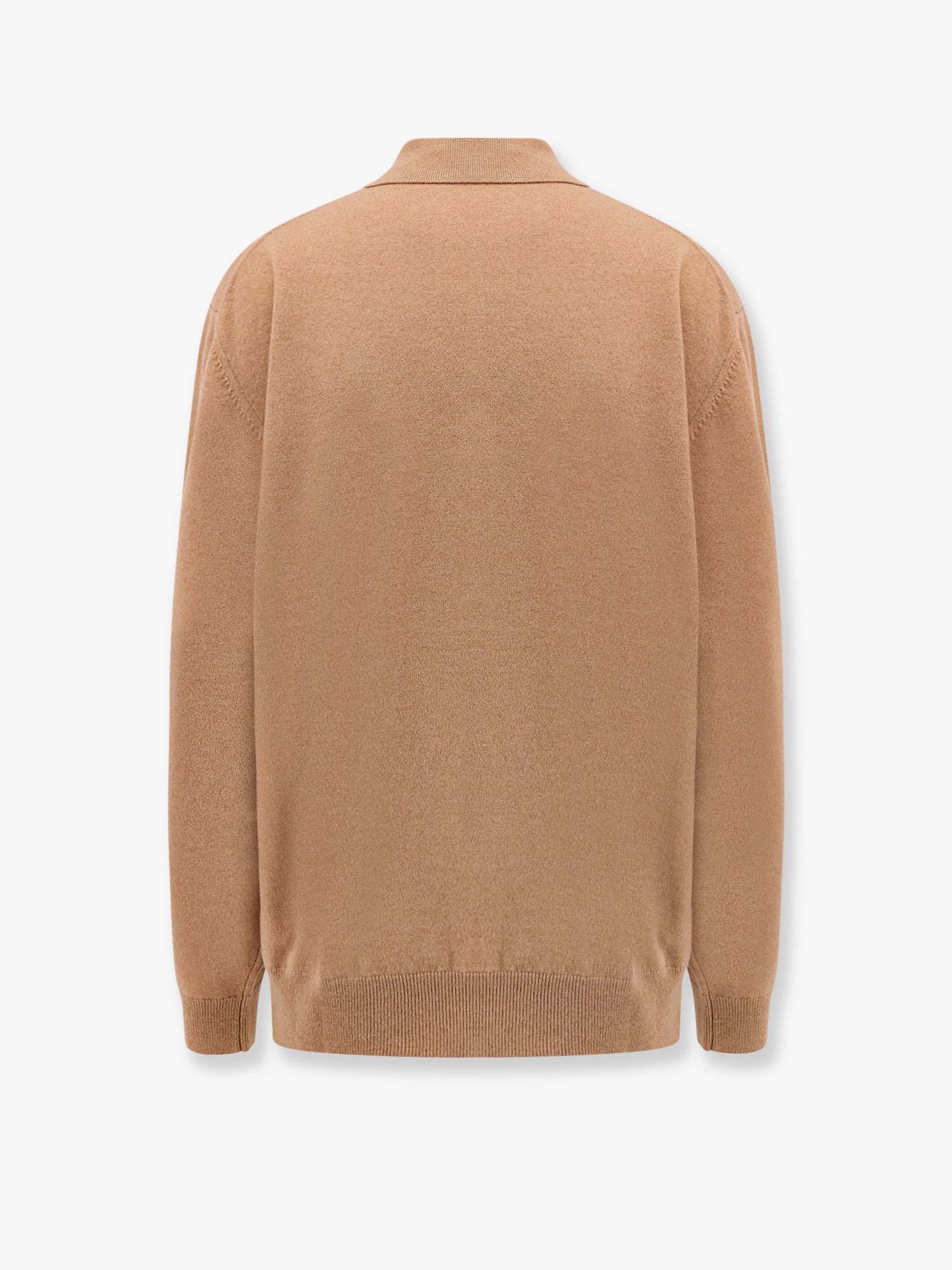 Miu Miu Women Cashmere Polo Shirt With Miu Miu Embroidery - 4