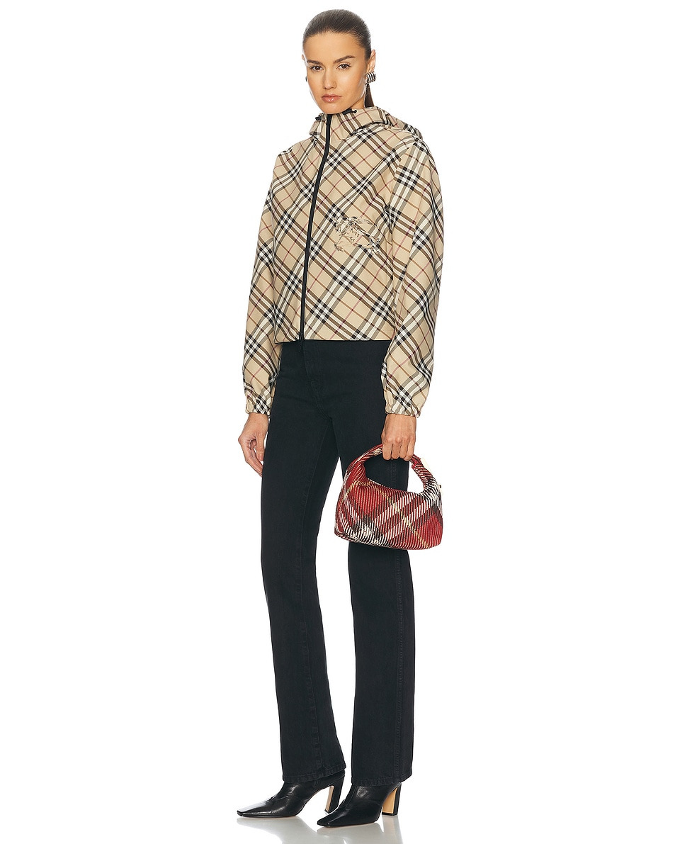 Mini Check Knit Bag - 2