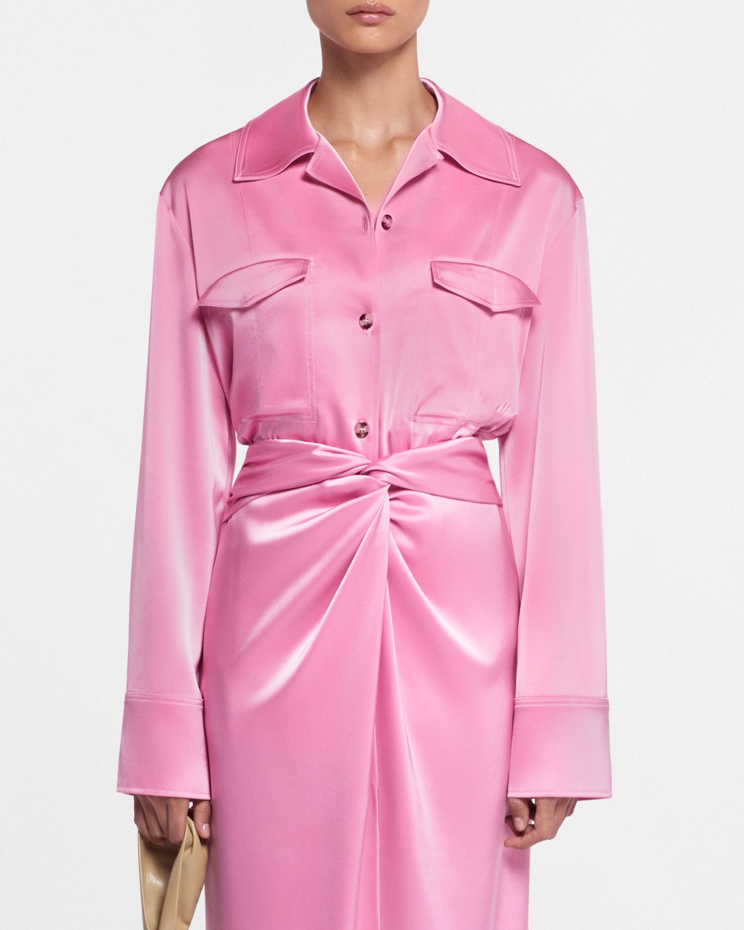 Slip Satin Shirt - 2