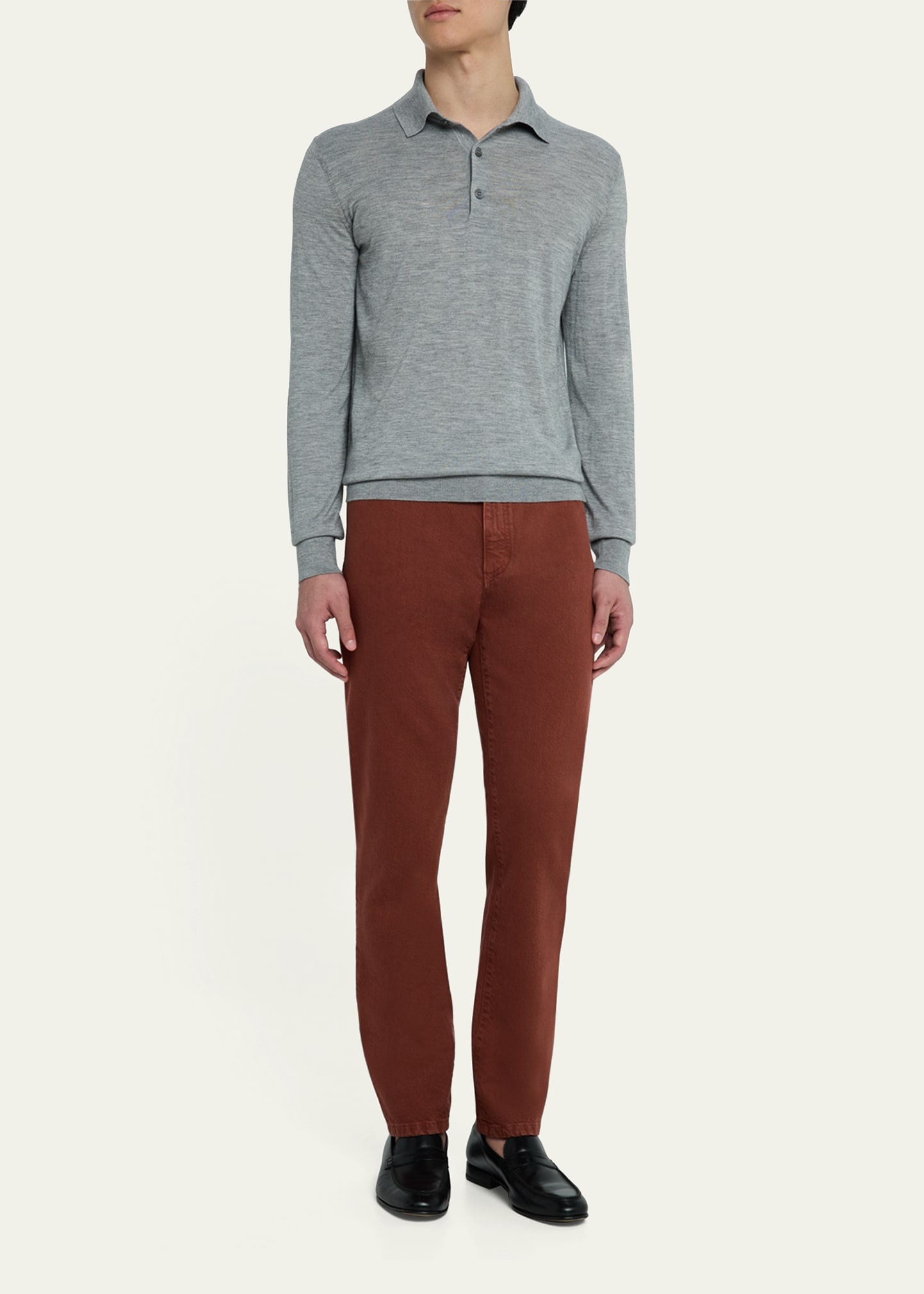 Men's 5-Pocket Denim Pants - 2
