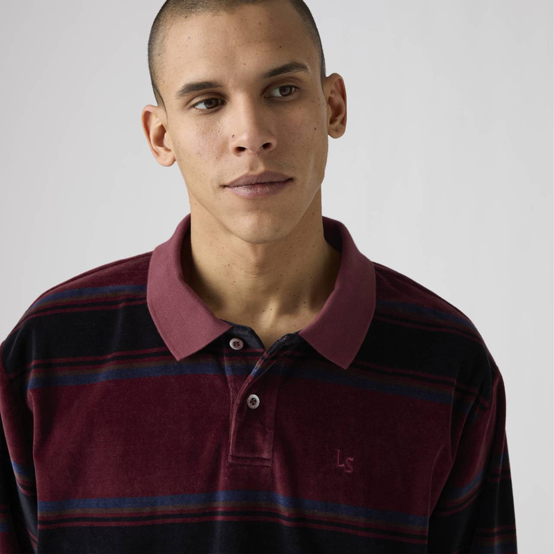 VELOUR RUGBY POLO SWEATSHIRT 5