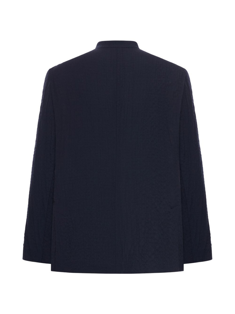 GIORGIO ARMANI mandarim-collar jacket outlook