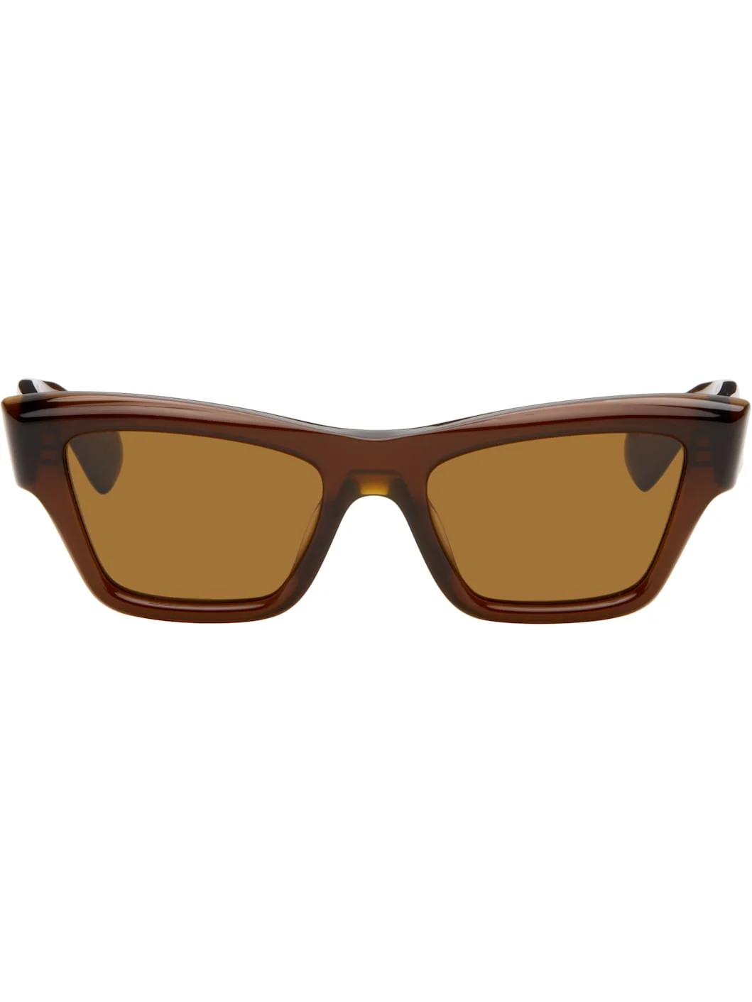 Brown Oliver Peoples 'Edition 3' Cat Eye Sunglasses - 1