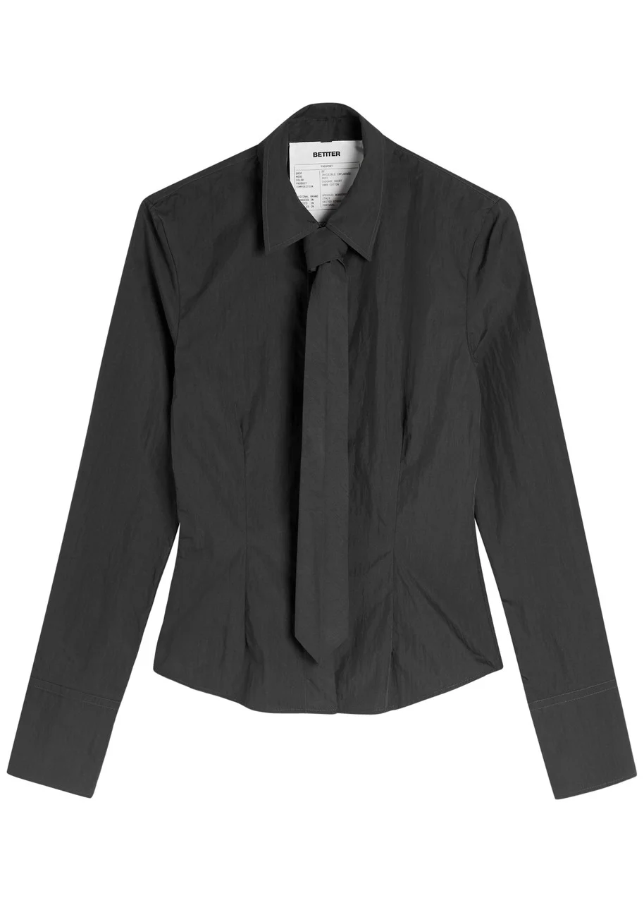 Bettter Cascade Cotton Poplin Shirt and tie set - 1