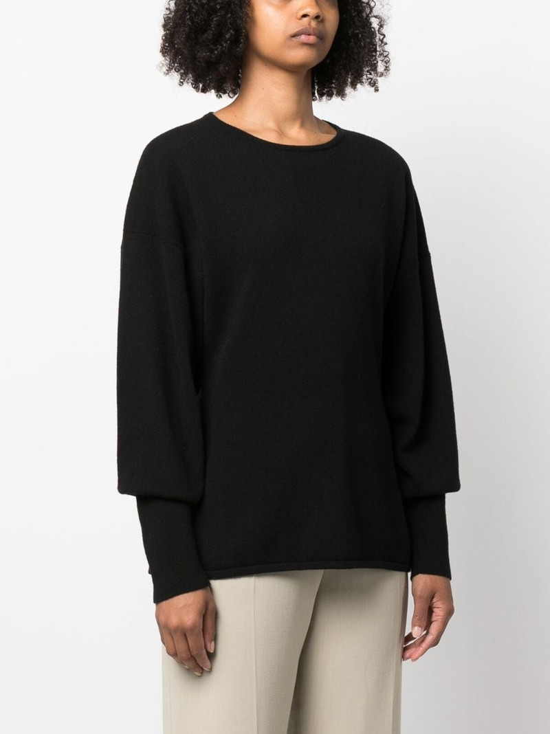 fitted-cuffs knitted jumper 3