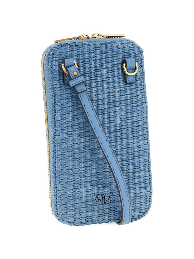 PINKO Love Birds Diamond braided smartphone holder outlook