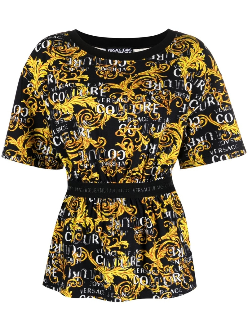 Logo Couture-print T-shirt 1