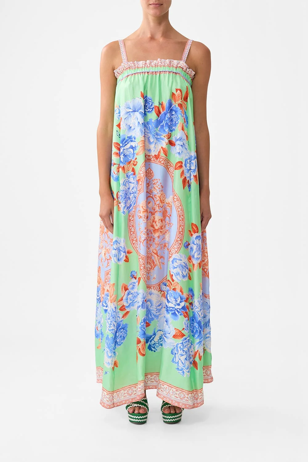 Camilla Wide Strap Sundress Topkapi Pop at Nordstrom - 1
