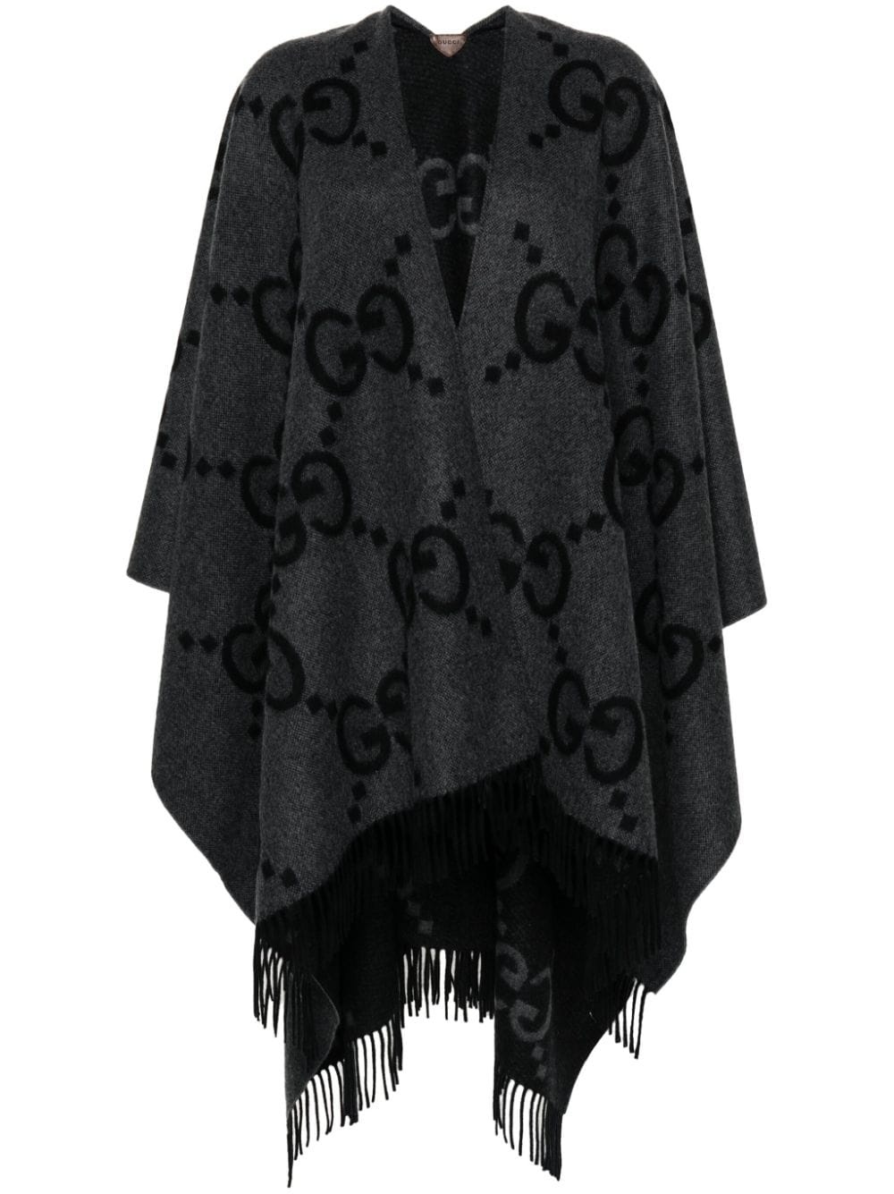 GUCCI Gg wool poncho | tessabit | REVERSIBLE