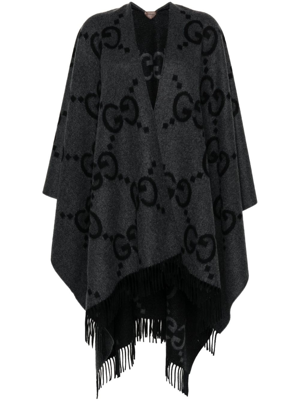 Gg wool poncho - 1