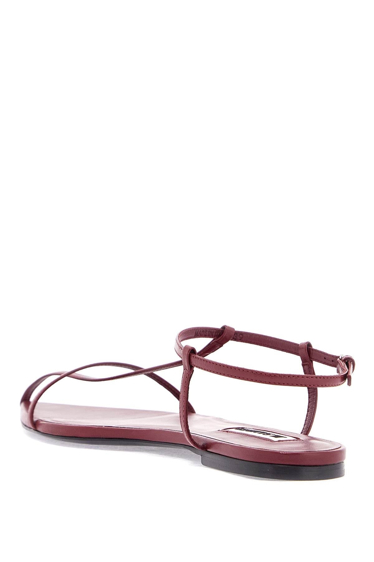 【送料&関税込】Jil Sander New Tripon Leather Sandals For Me Tripon leather sandals in black - Jil Sander | Mytheresa