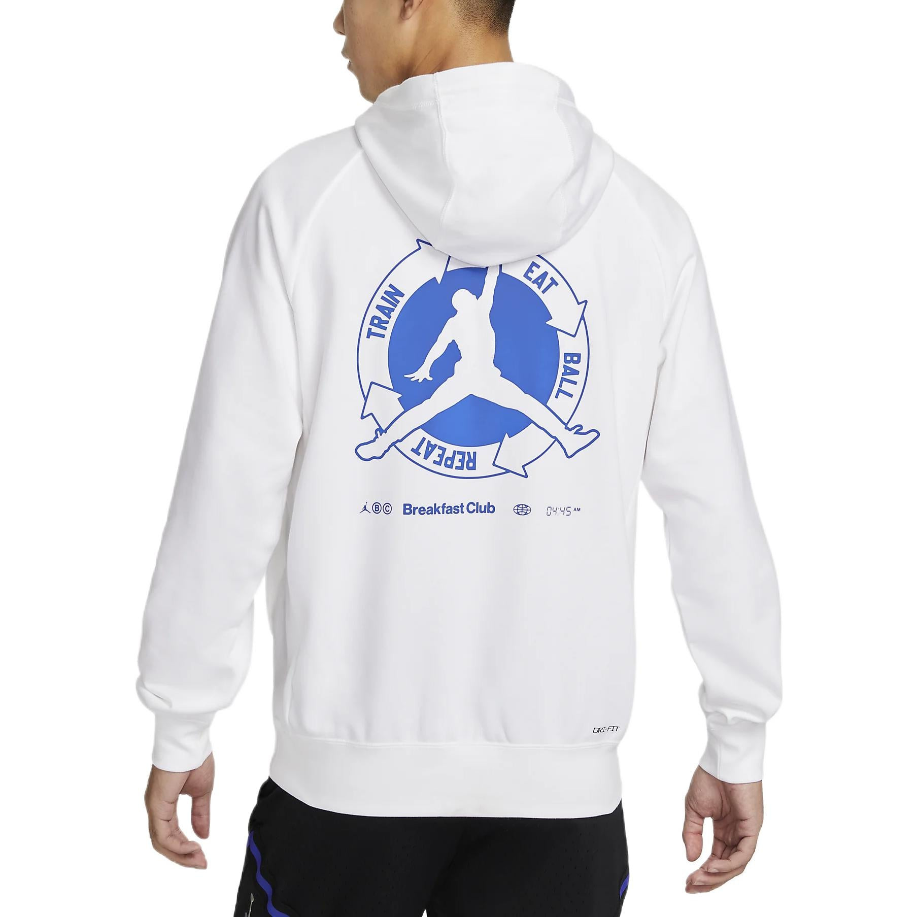 Air Jordan Drawstring Hoodie Men's White DV1291-100 - 5