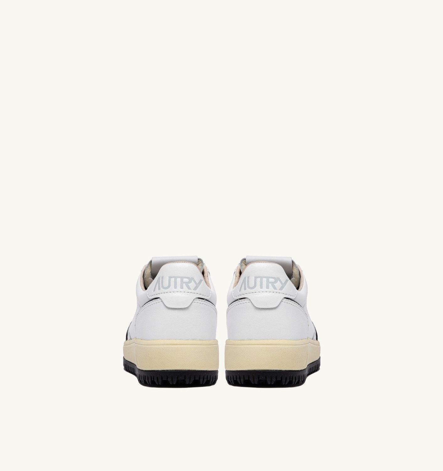 GOLF LOW SNEAKERS IN LEATHER COLOR WHITE AND BLACK - 3