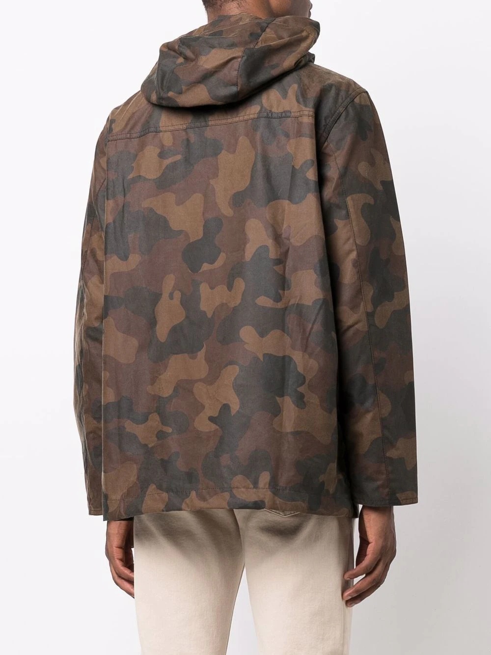 wax camouflage smock jacket - 4