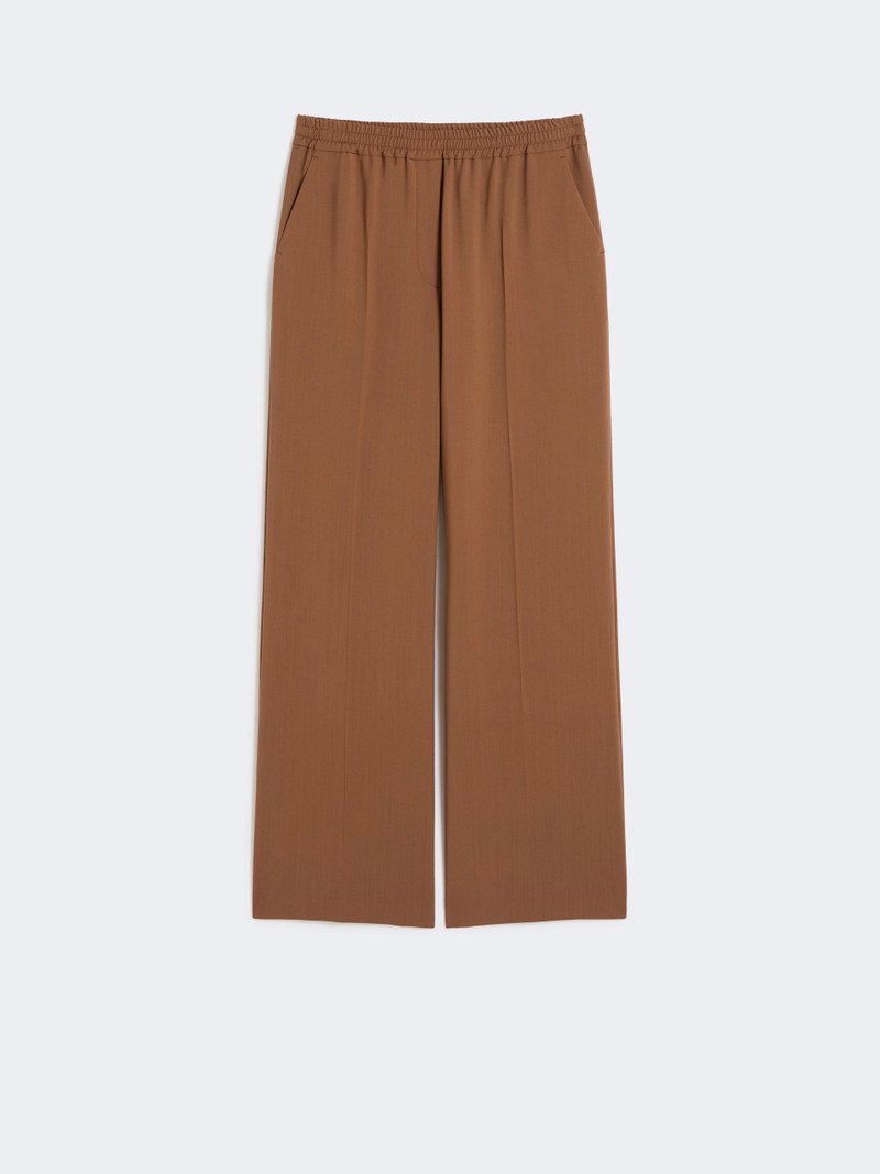 MALLO Pure woollen cloth trousers - TOBACCO 1
