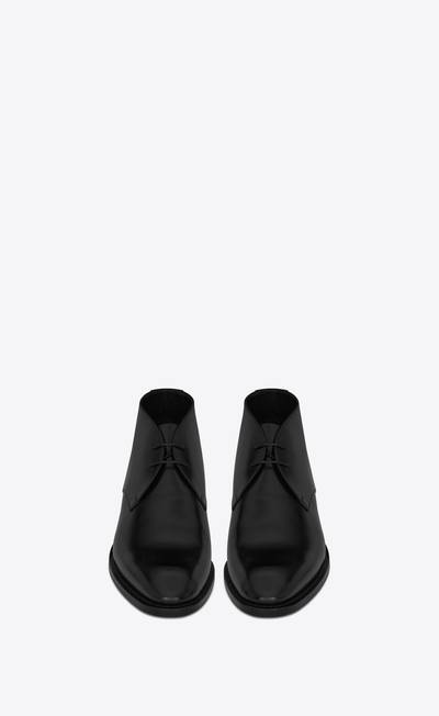 SAINT LAURENT adrien desert boots in smooth leather outlook