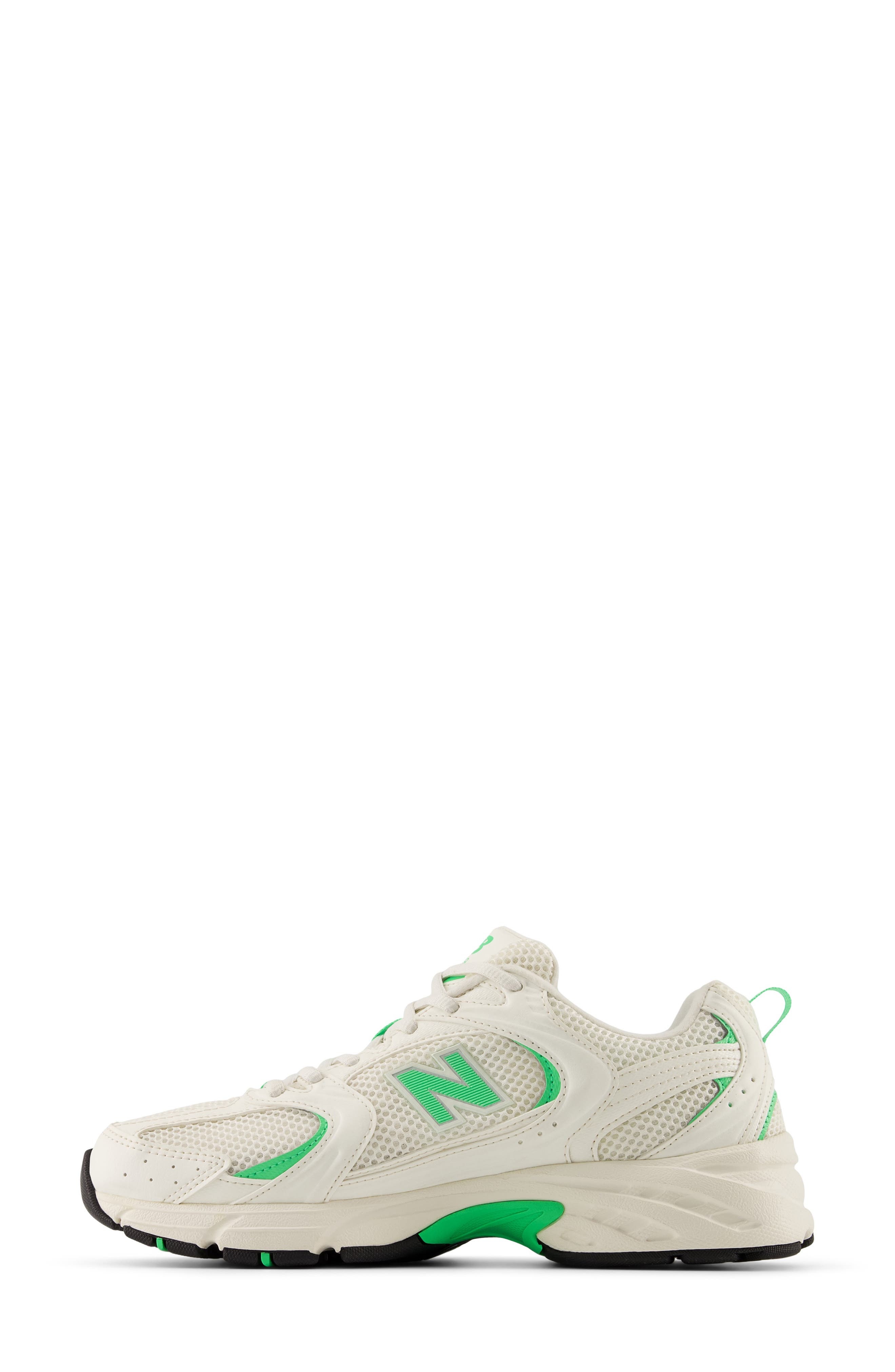 New Balance Gender Inclusive 530 Sneaker in Sea Salt/Lime Leaf at Nordstrom - 5