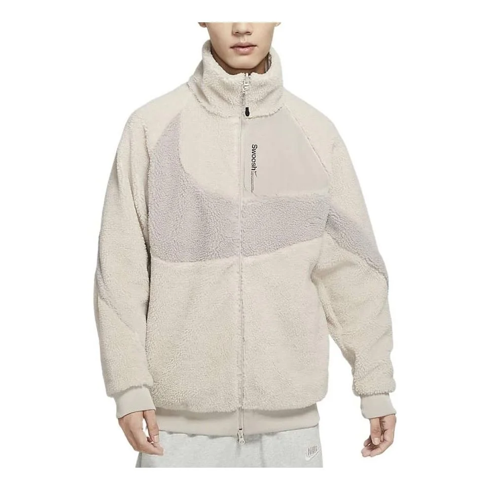 Nike Big Swoosh zipped jacket 'Beige' FB1910-236 - 1