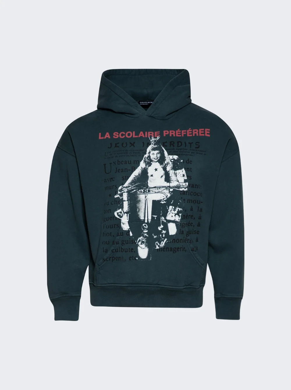 La Scolaire PrÉfÉree Hoodie Dark Forest Green - 1