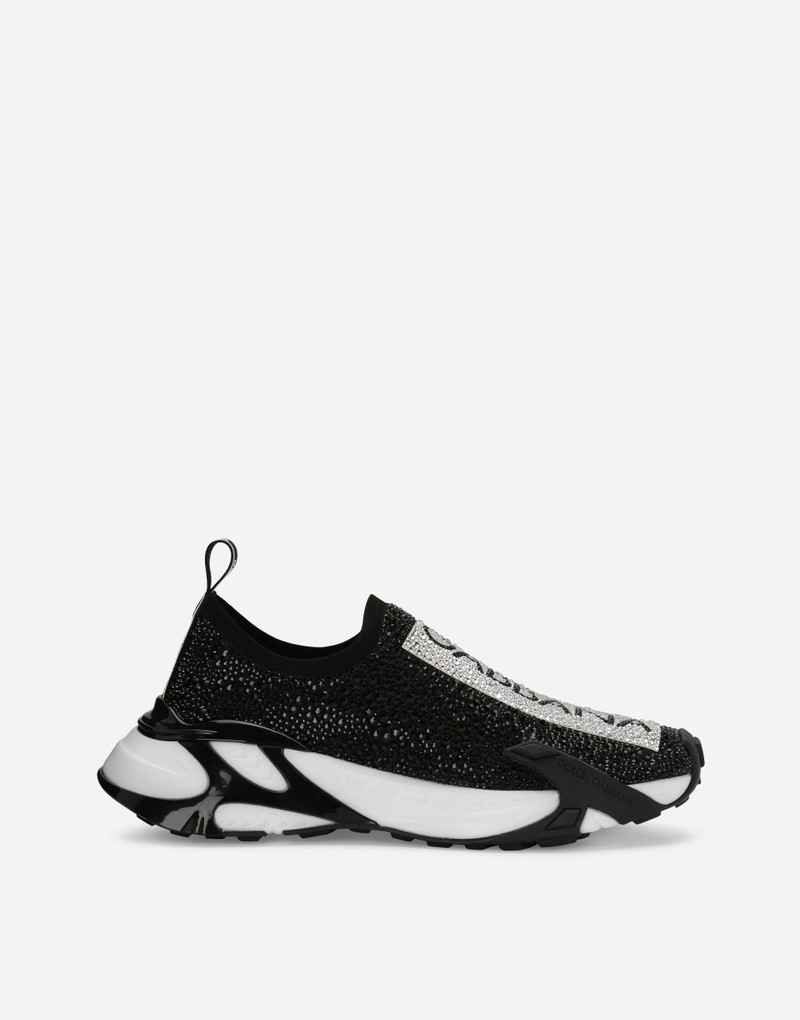 Fast sneakers with fusible rhinestones 1