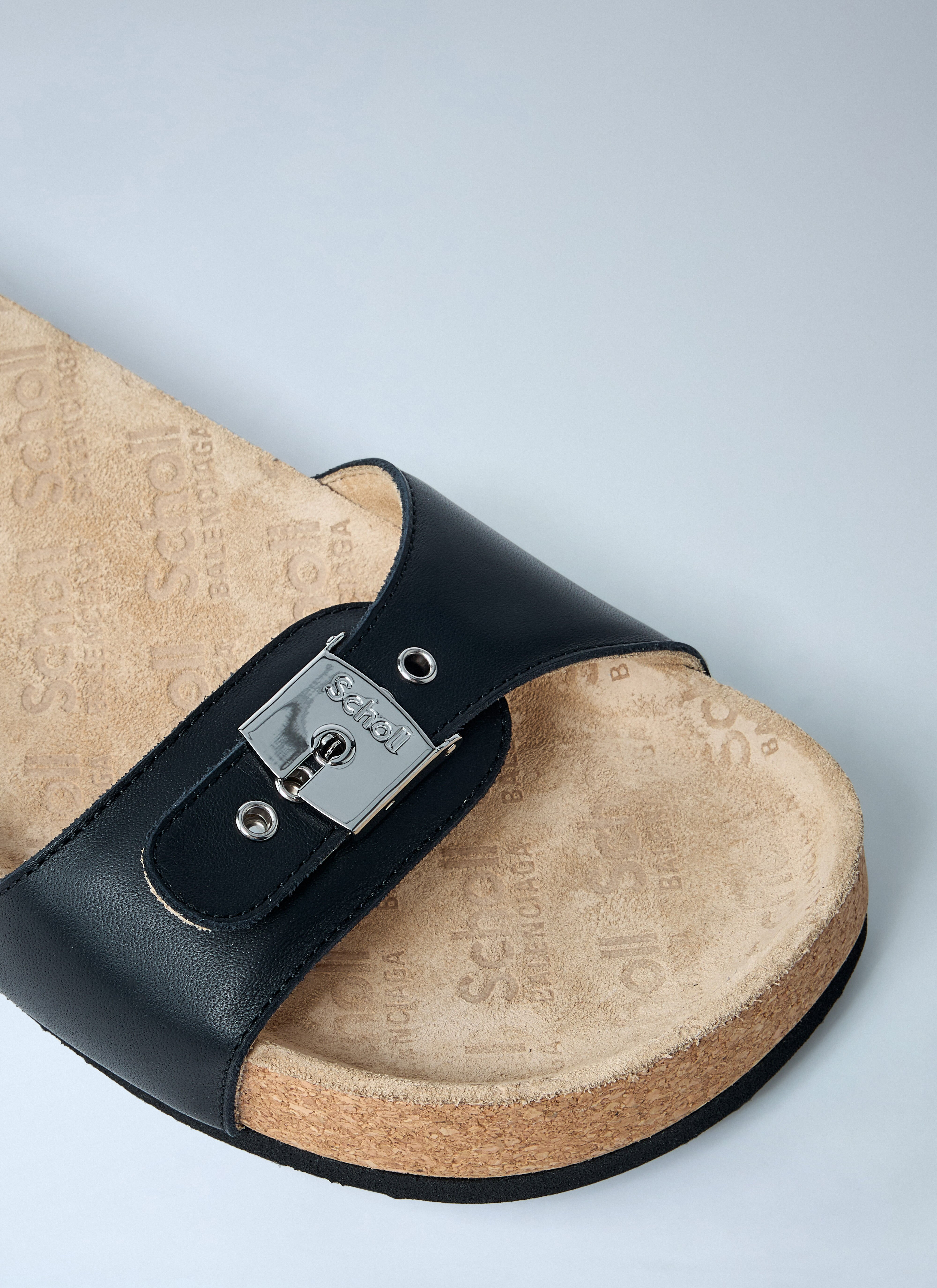 Scholl Strap Flat Sandals - 3