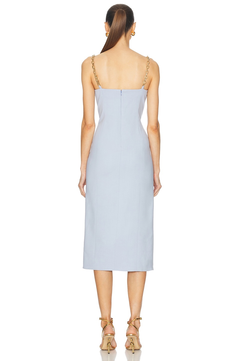 Chain Strap Midi Dress - 4
