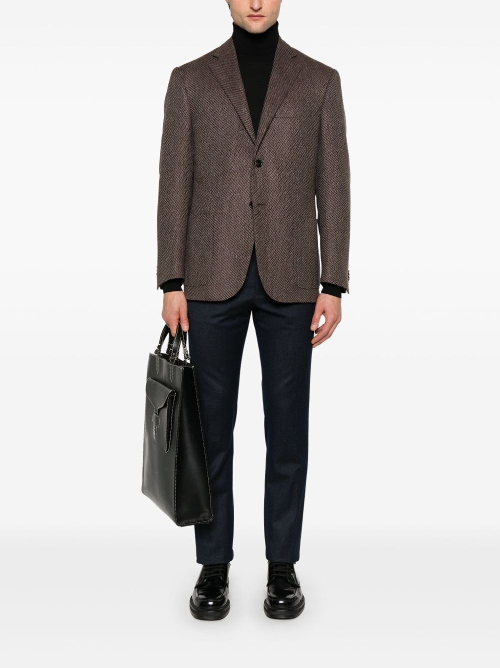 single-breasted blazer - 2