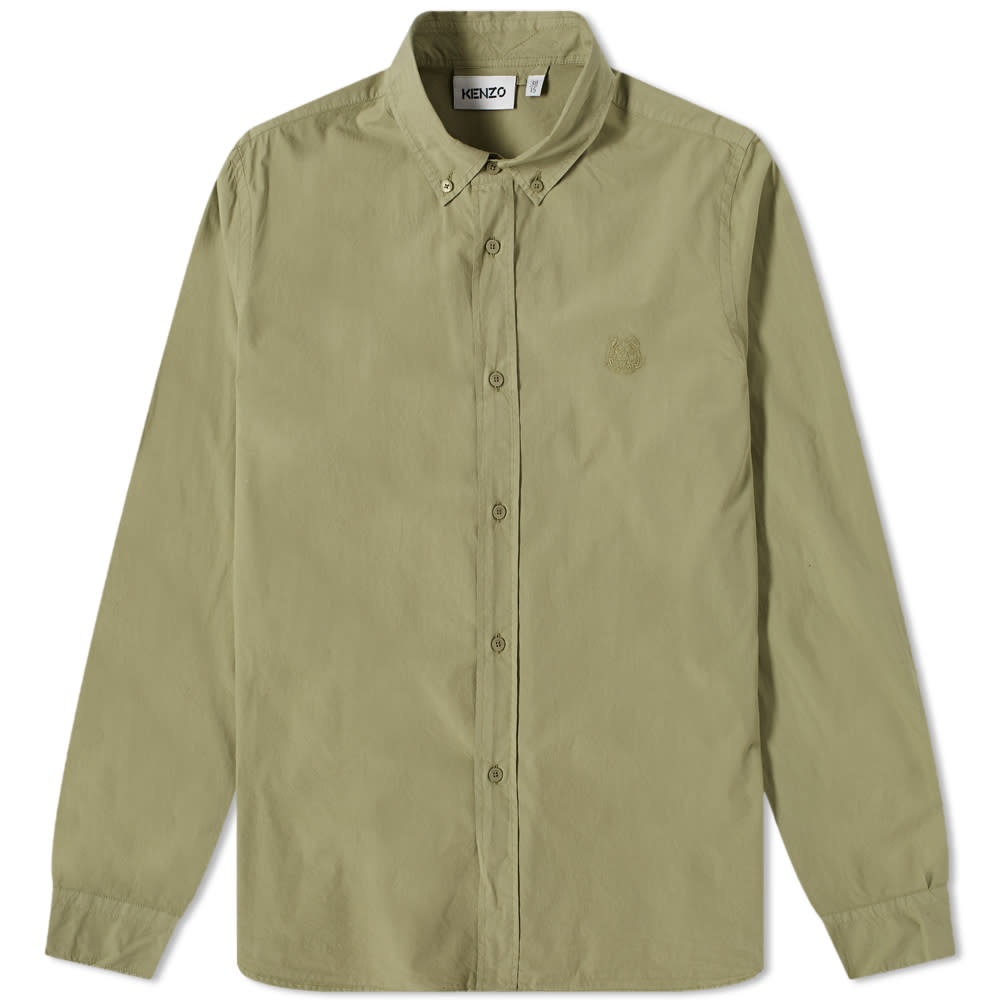 Kenzo Tiger Crest Poplin Shirt - 1