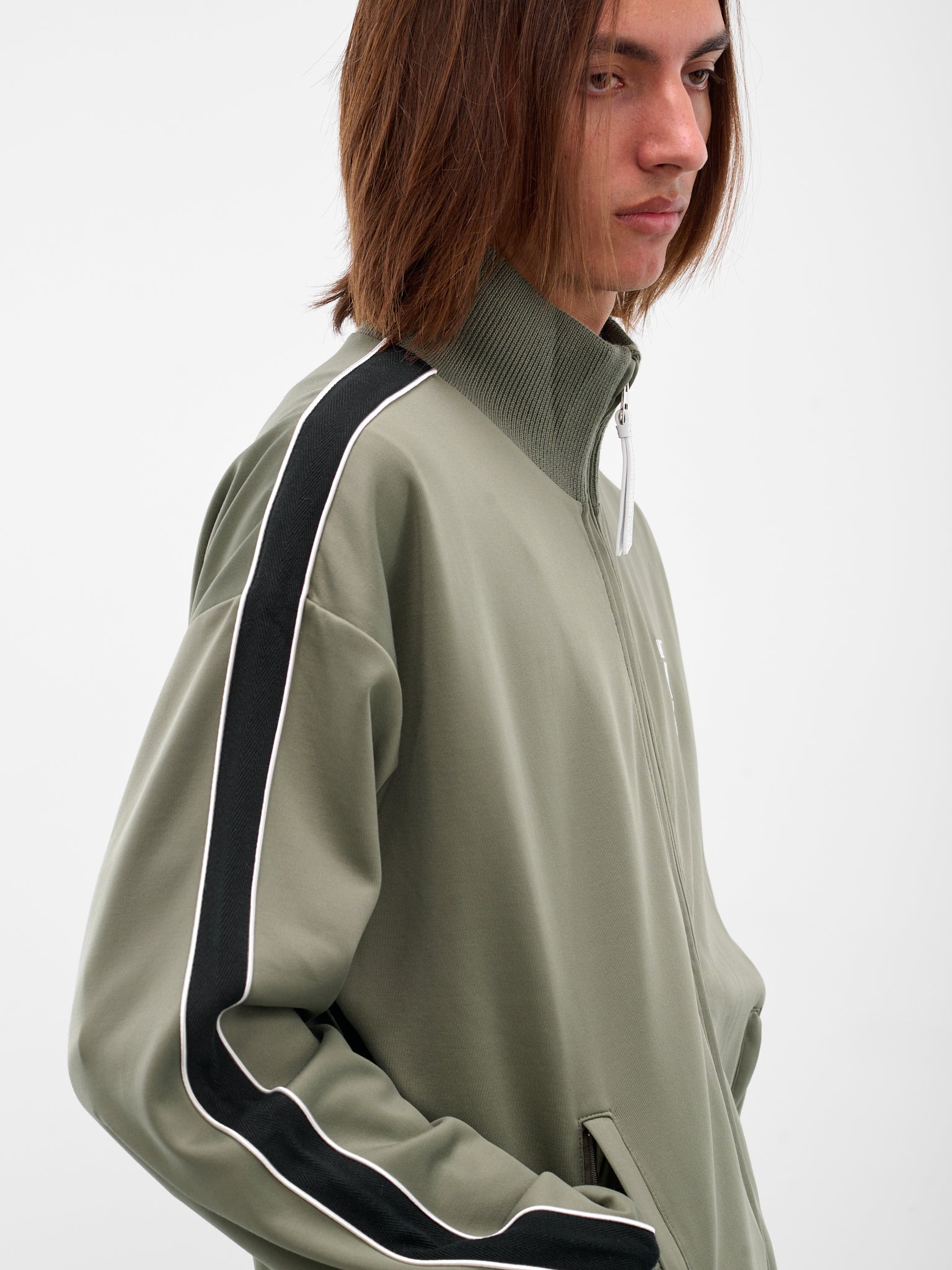 Green Technical Jersey Tracksuit Jacket - 5