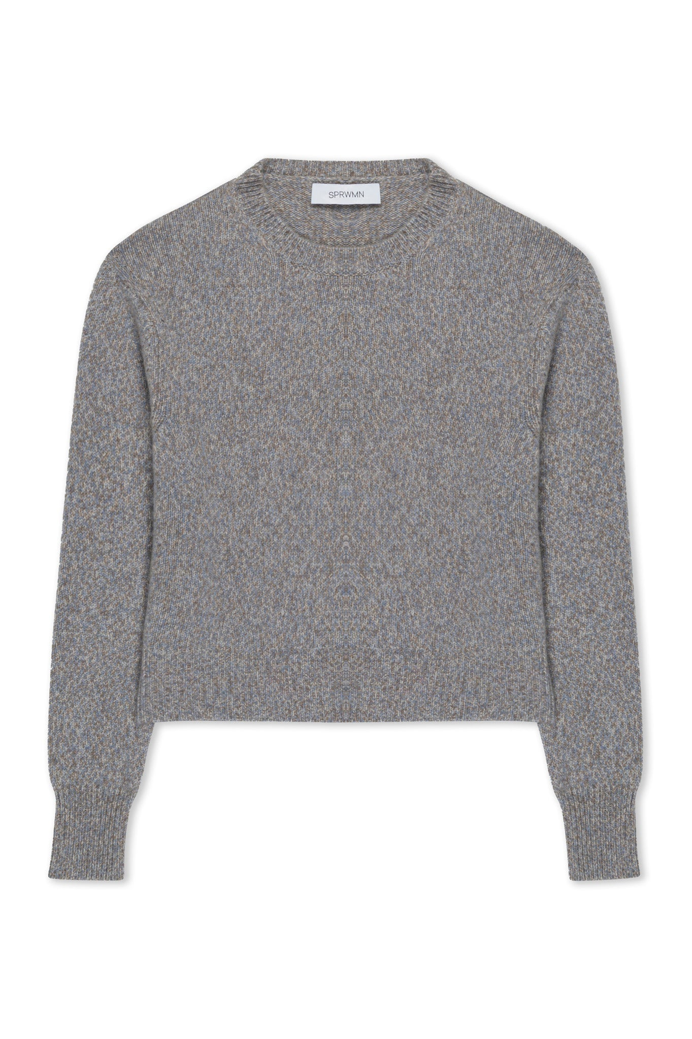 HEATHER GREY CASHMERE CHARLIE SWEATER - 7