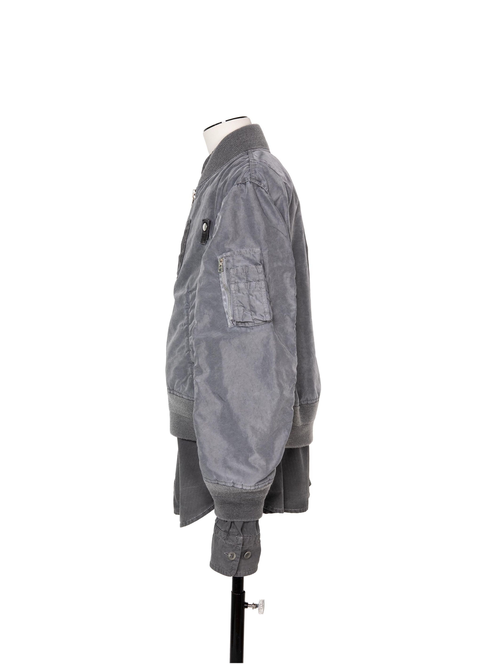 Garment Dye Rip Stop x Nylon Twill BL - 2