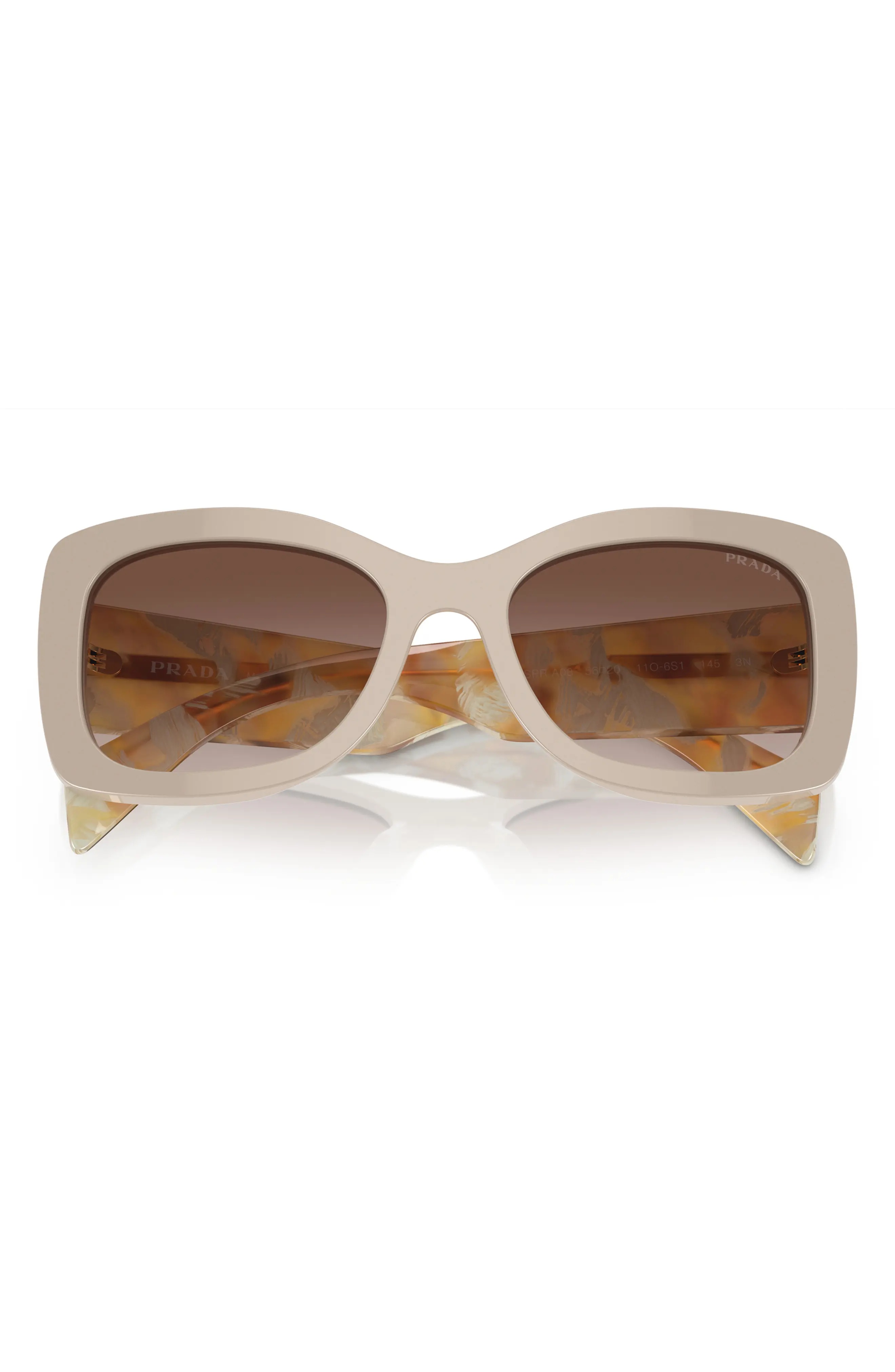 56mm Gradient Cat Eye Sunglasses - 1