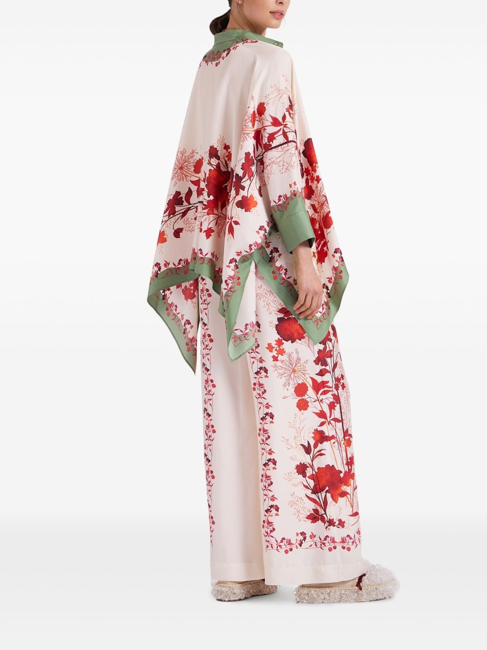 floral-print palazzo pants - 3