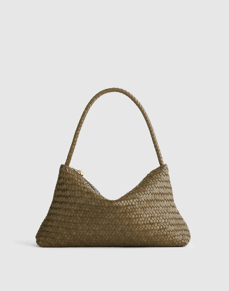 The Signature Woven Zip Top Shoulder Bag 1