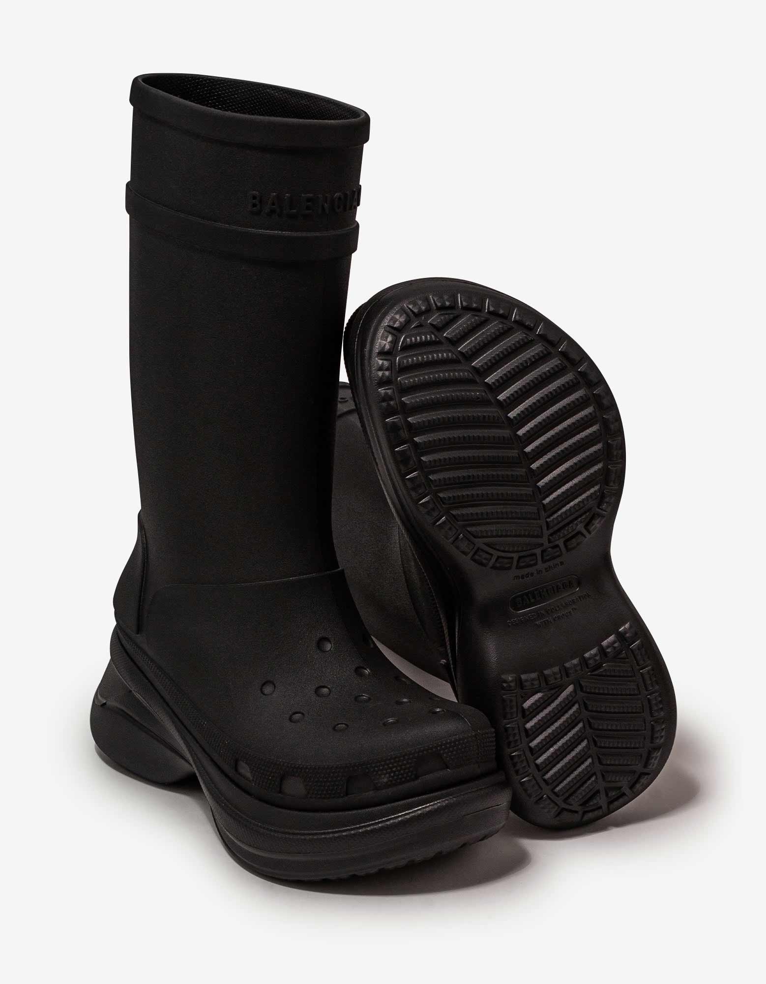 Black Crocs Boots - 7