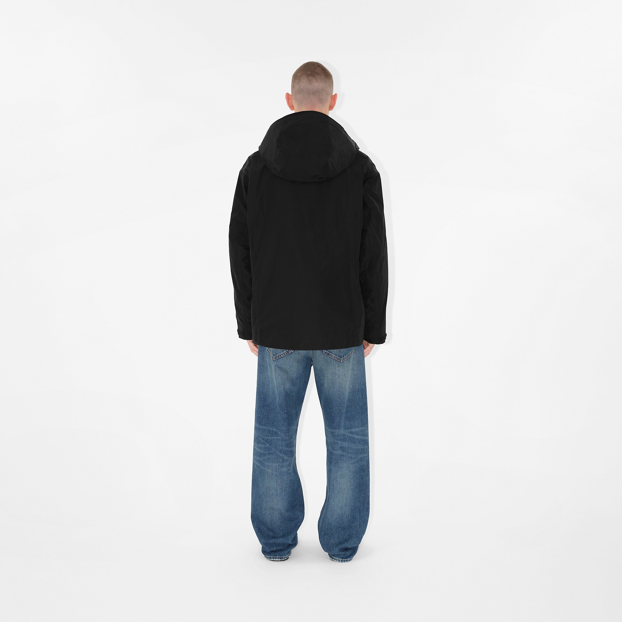 Logo Appliqué Lightweight Hooded Jacket - 4