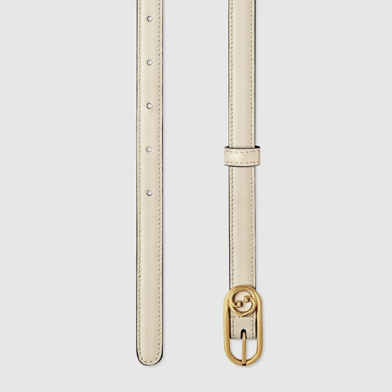 GUCCI Thin belt with Round Interlocking G outlook