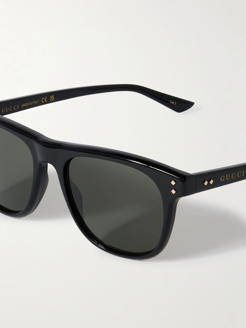 D-Frame Recycled-Acetate Sunglasses Black 3