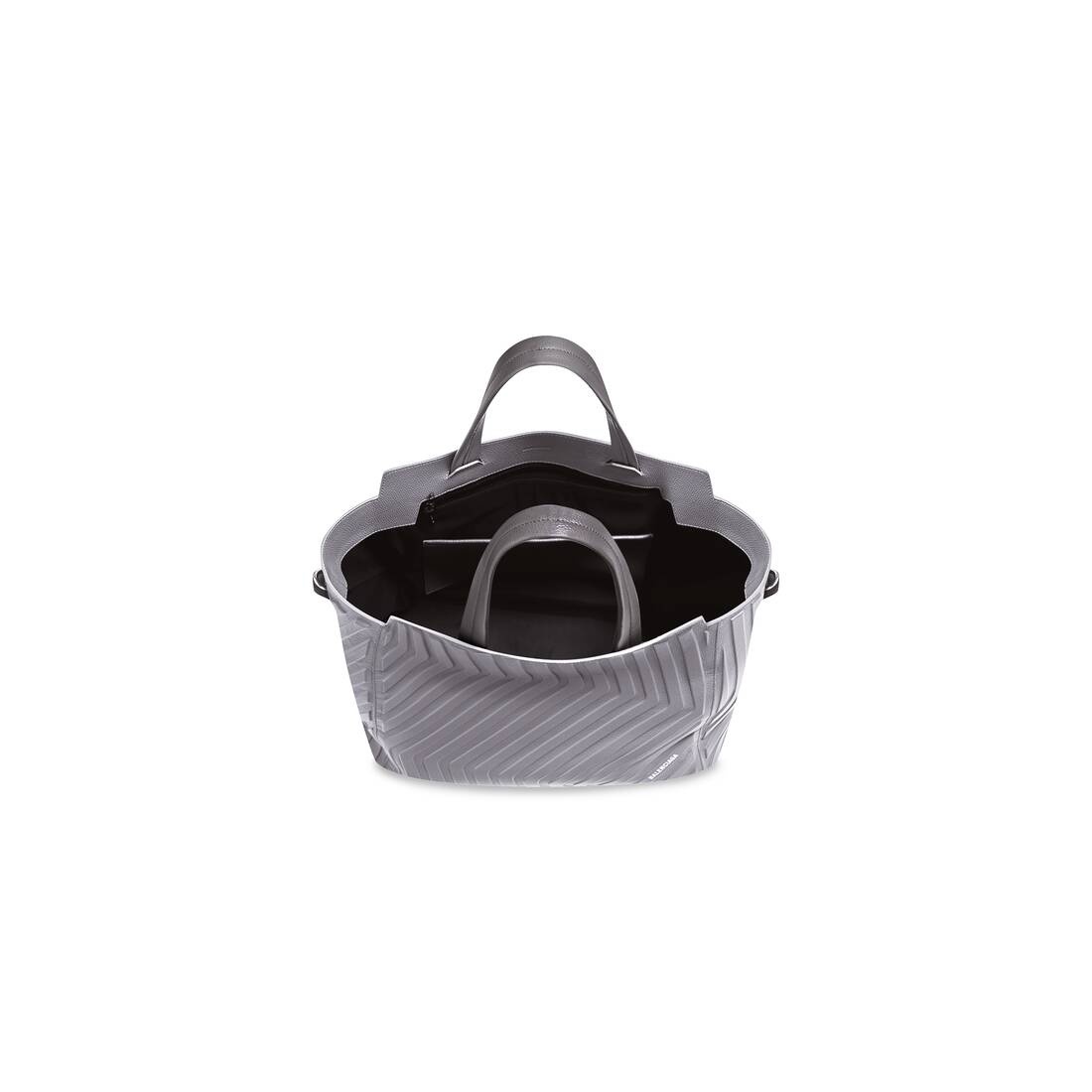Men's Car Medium East-west Tote Bag in Dark Grey - 6