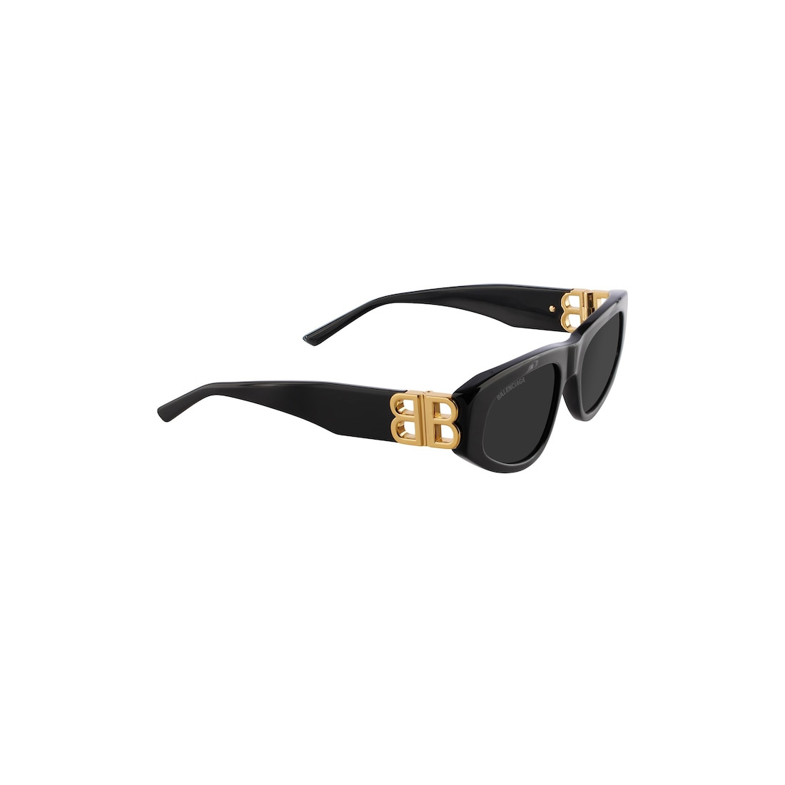 Dynasty D-frame Sunglasses in Black - 3
