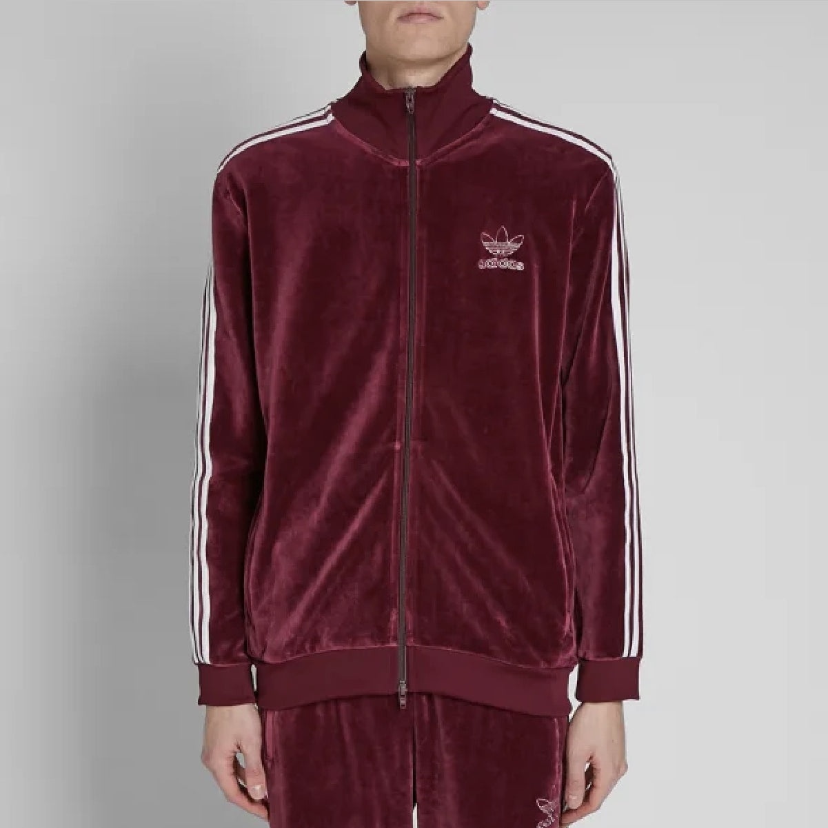 adidas originals Velour Track Jacket DH5789 - 2